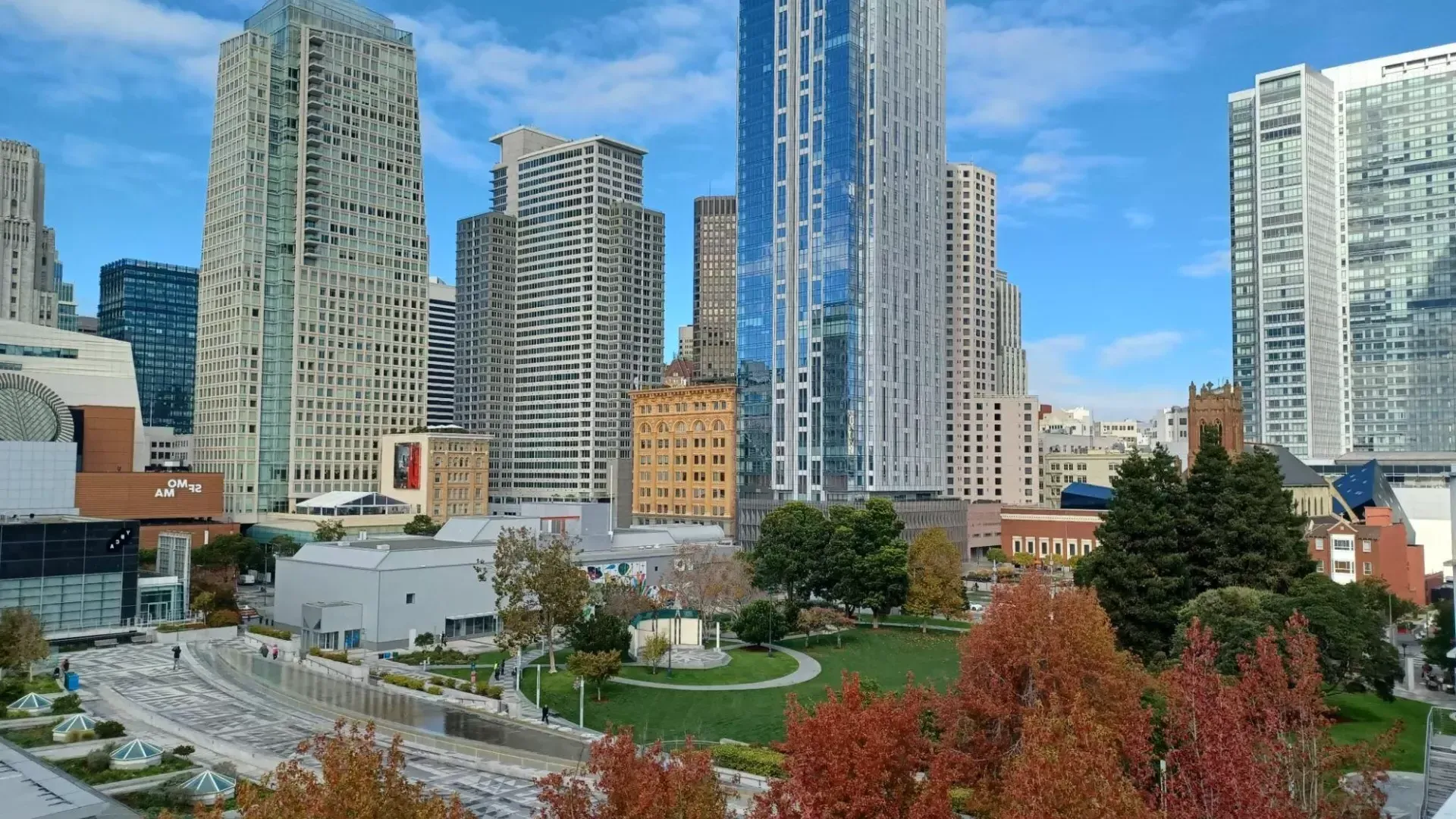 Überblick über die Yerba Buena Gardens